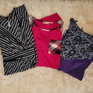 Lot of 3 long sleeve dresses, size L